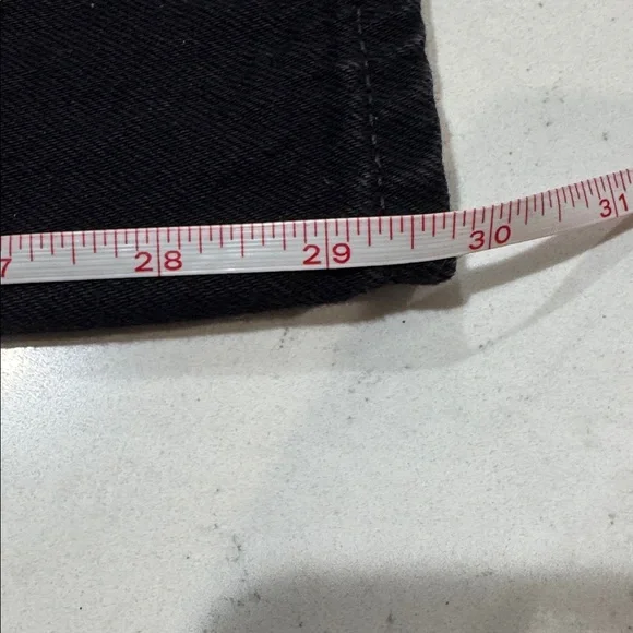 Madewell- Superwide-leg Jean in Black Size 28 - Picture 9 of 11